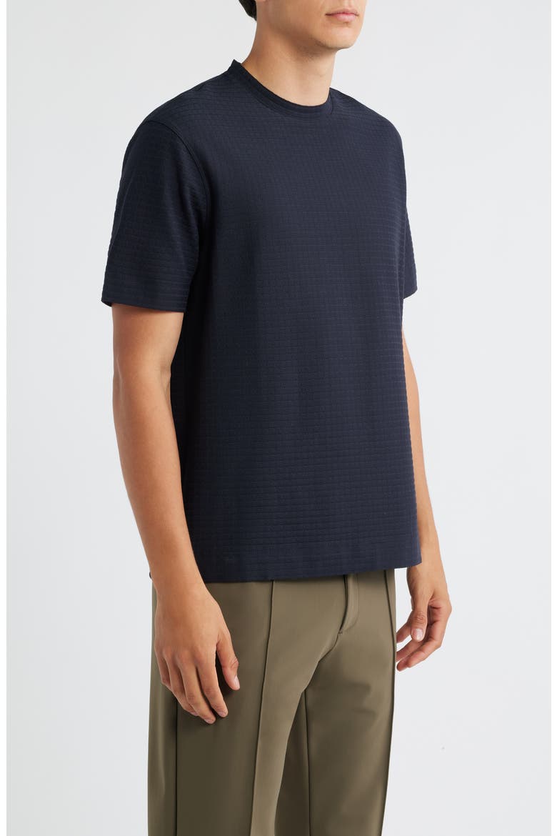 Tonal Box Cotton T-Shirt, Alternate, color, NAVY