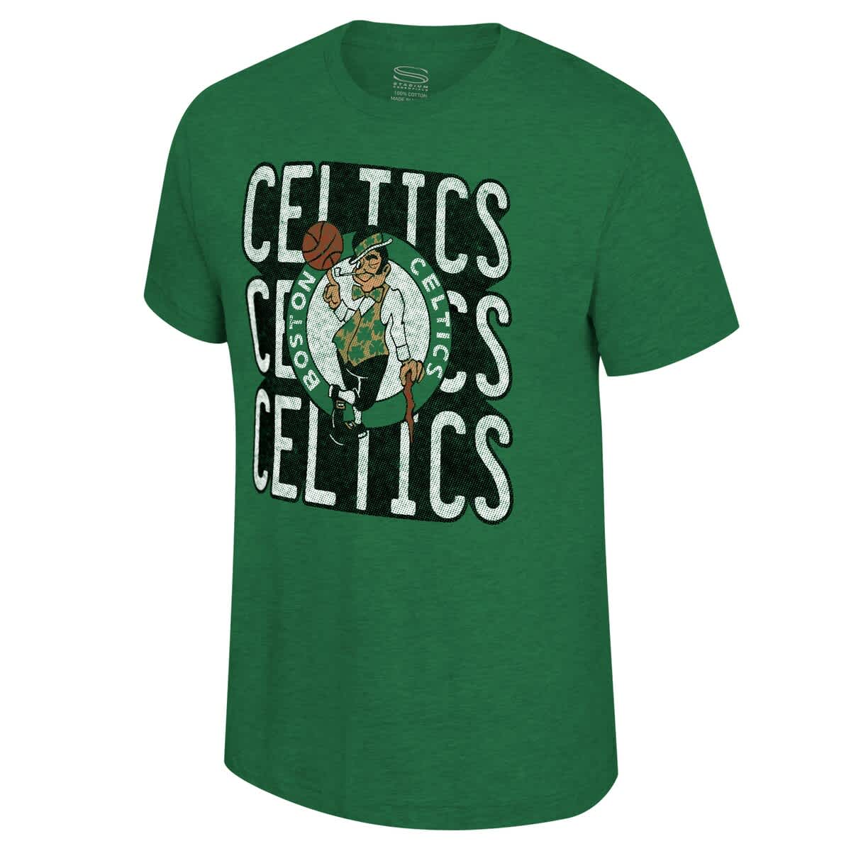 UnisexStadium Essentials  Heather Green Boston Celtics Step Up T-Shirt - image 2