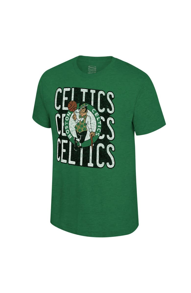 Stadium Essentials Unisex Stadium Essentials  Heather Green Boston Celtics Step Up T-Shirt, Alternate, color, Heather Green