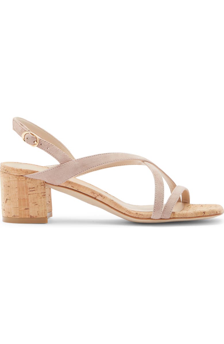 Stuart Weitzman Oasis 50 Block Heel Sandal, Alternate, color, Dolce