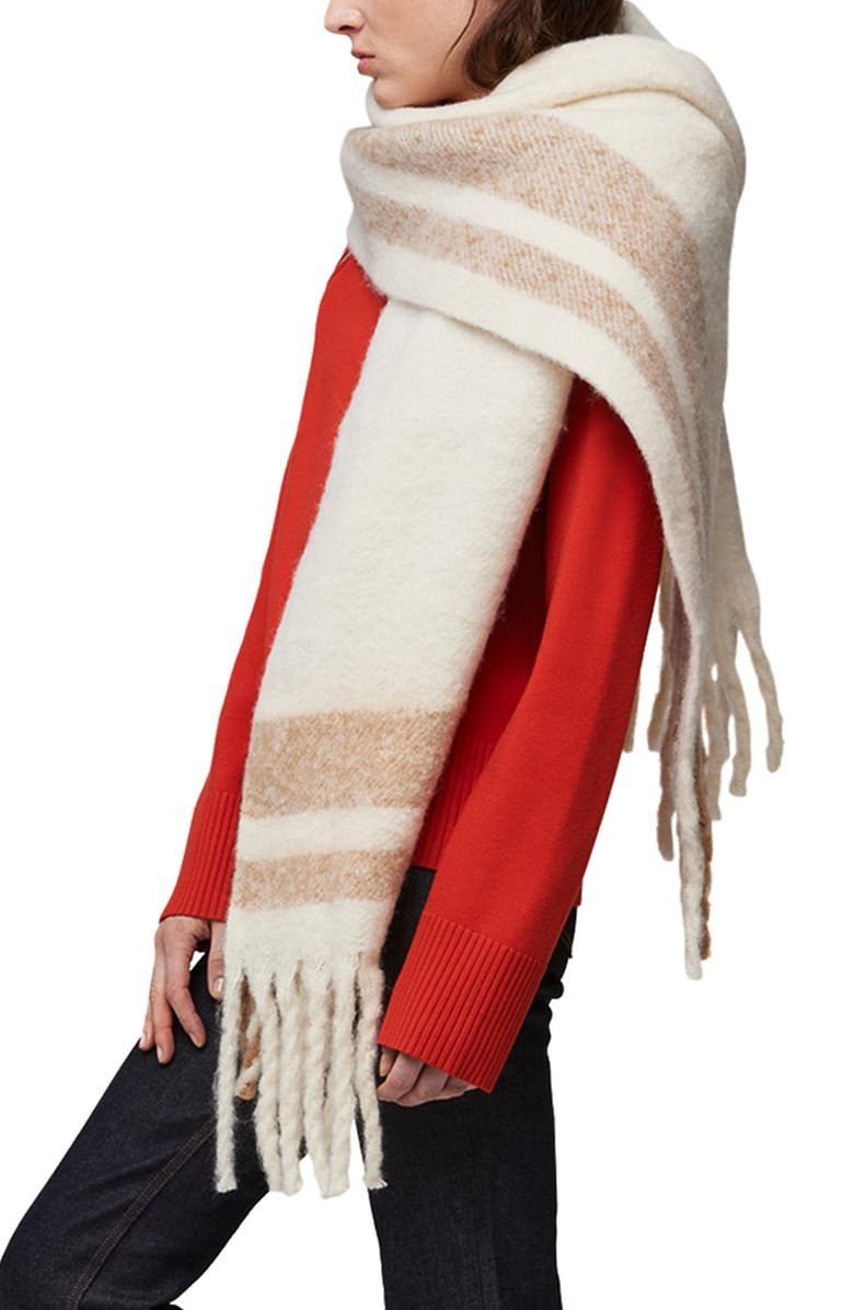 Soia & Kyo Jessi Stripe Fringed Scarf, Alternate, color,