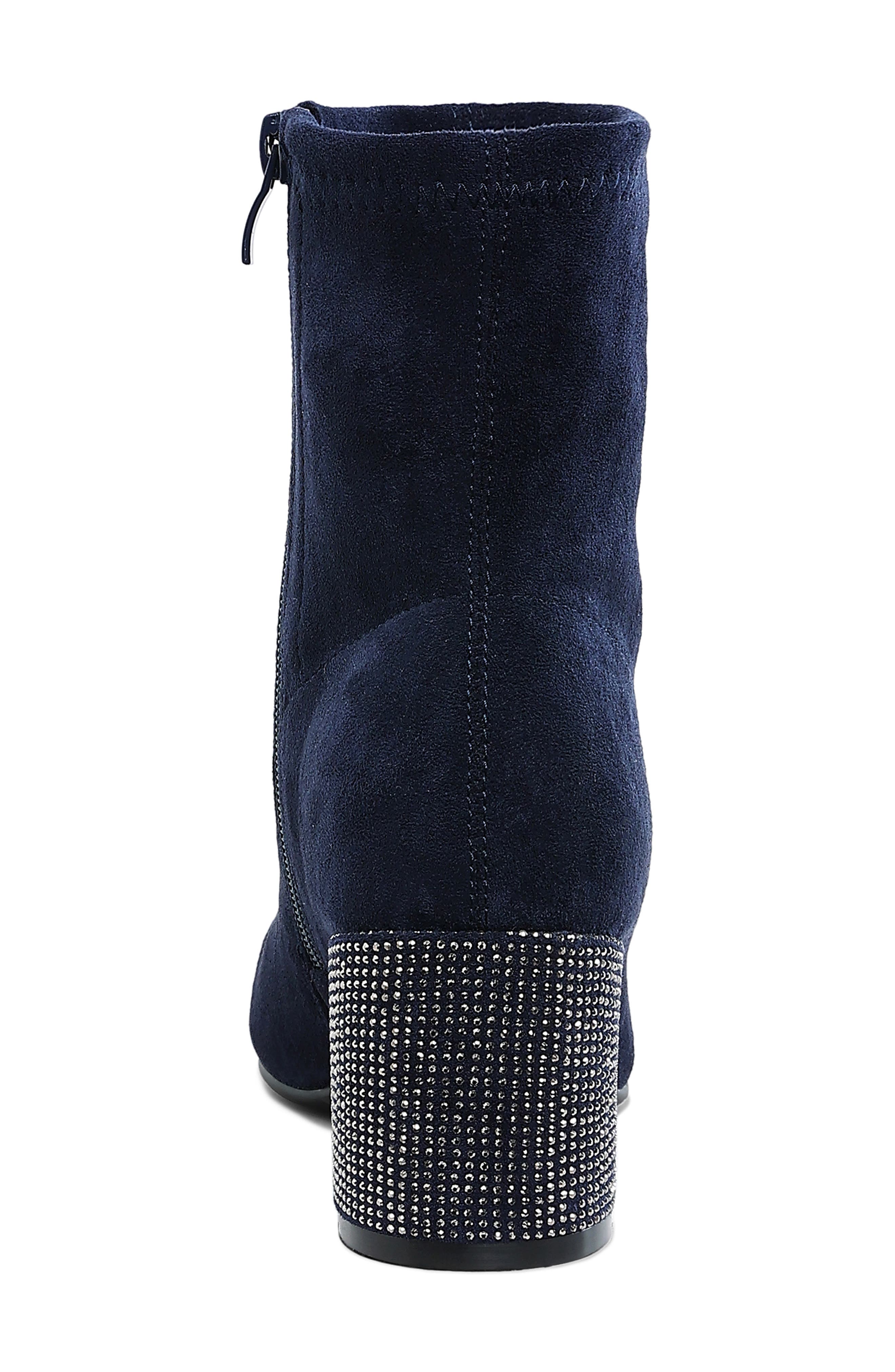 Chena Water Repellent Bootie, Alternate, color, NAVY