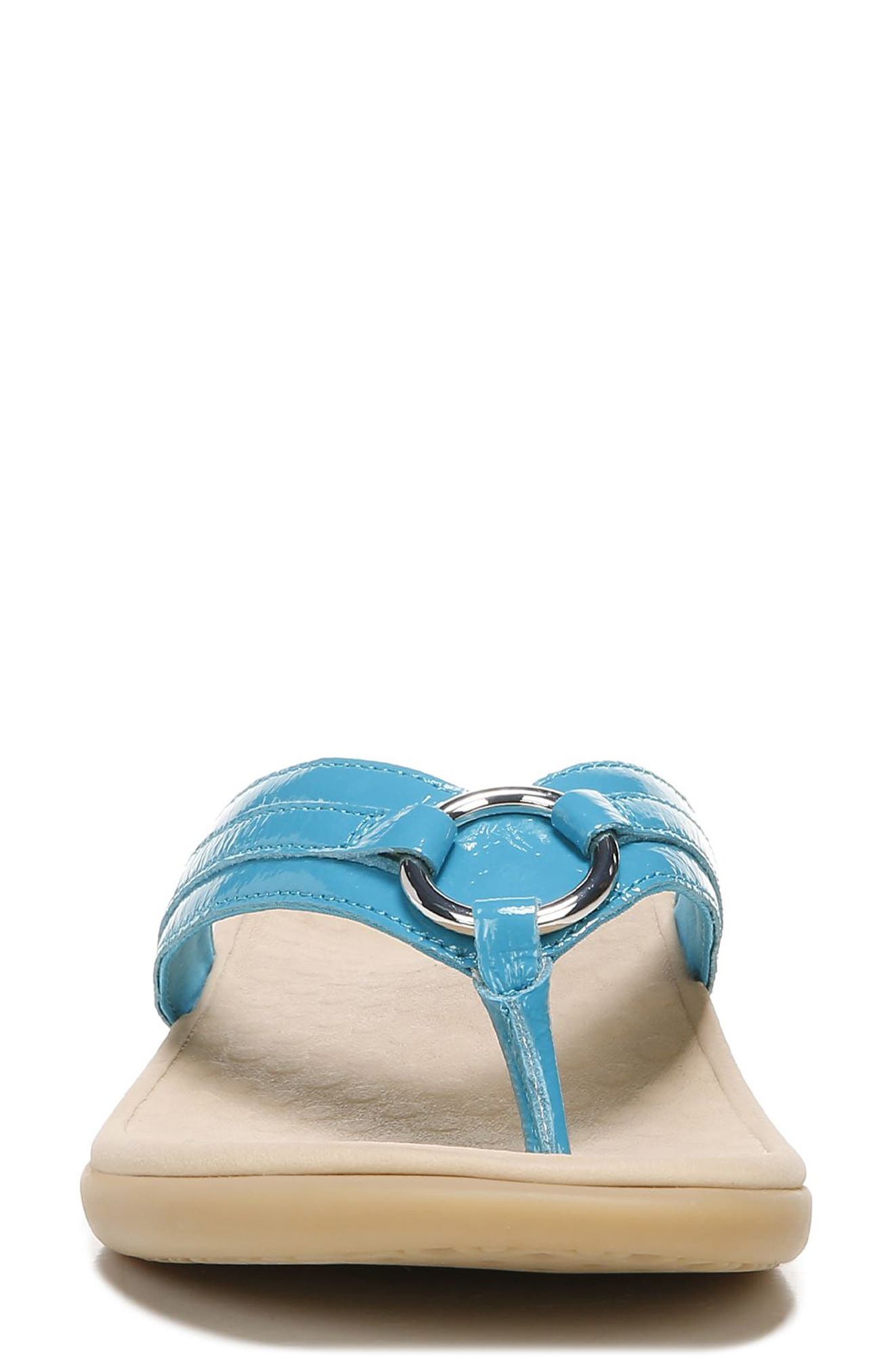 Aloe Flip Flop, Alternate, color, LAKE BLUE