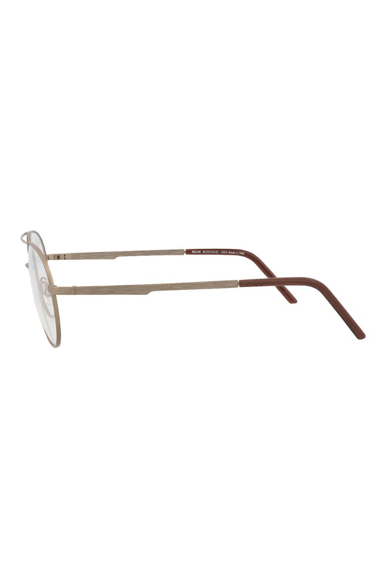 Core Optical 55mm Aviator Reading Glasses, Alternate, color, SAND SAND TRANSPARENT