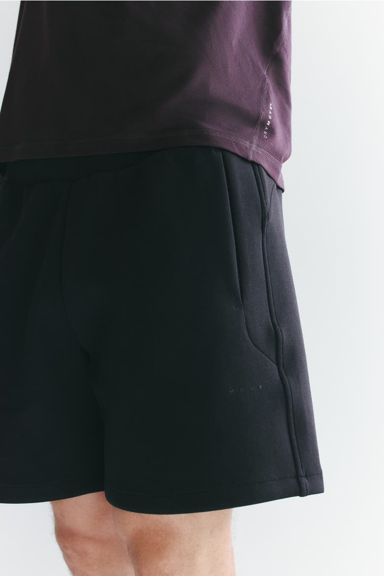 Sports Scuba Knit Shorts With Drymove, Alternate, color, Black