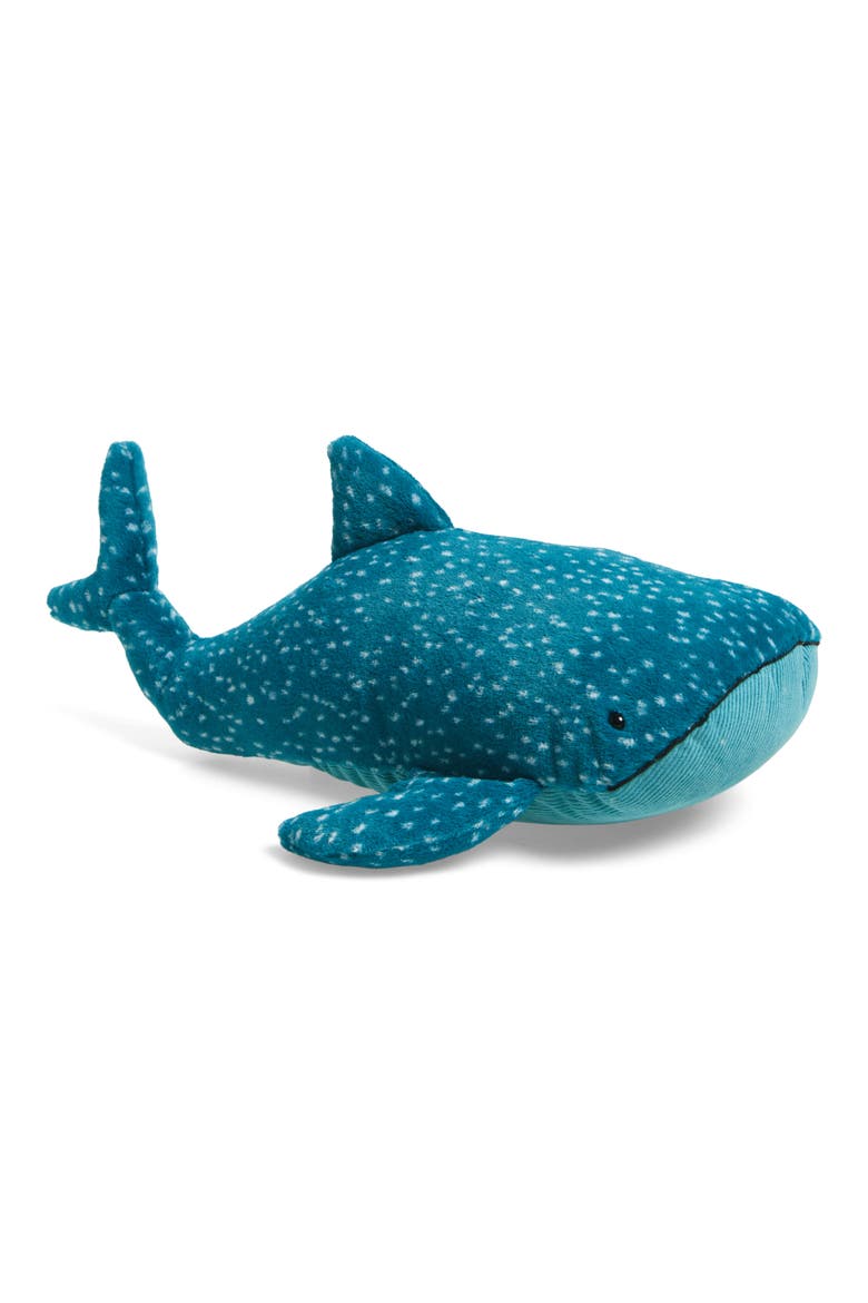 Gobfrey Whale Shark Stuffed Animal, Main, color, BLUE