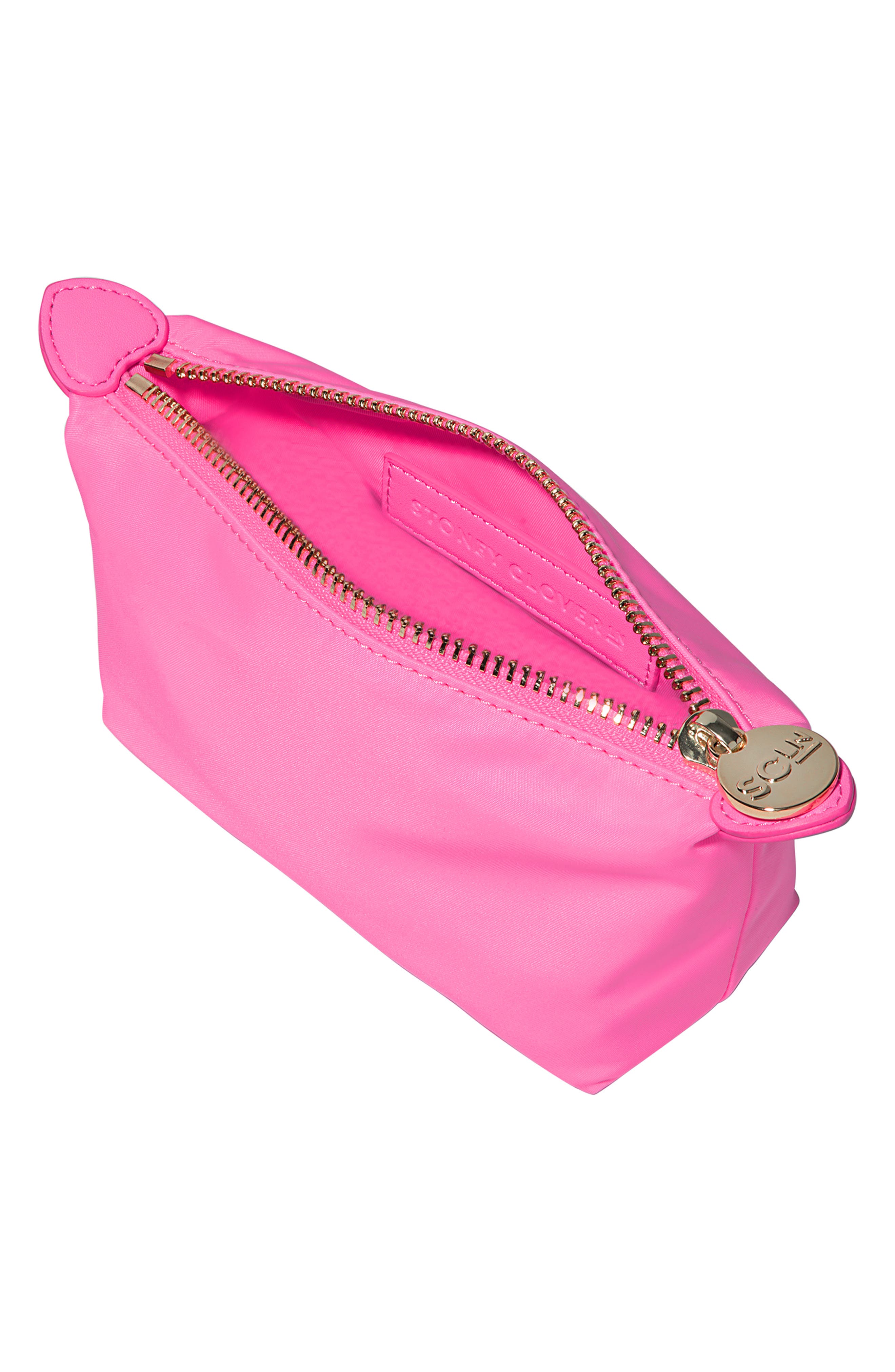 Nylon Pouchette, Alternate, color, BUBBLEGUM