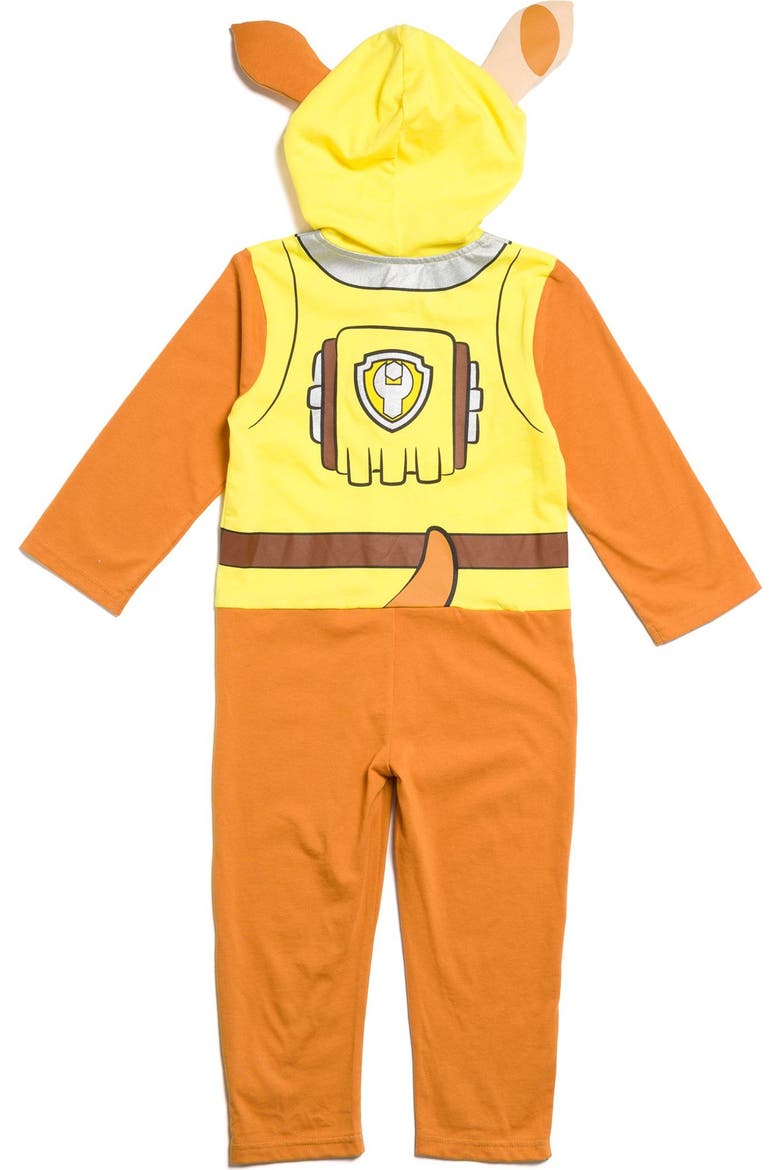 Rubble Hooded One Piece, Alternate, color, Rubble Yellow