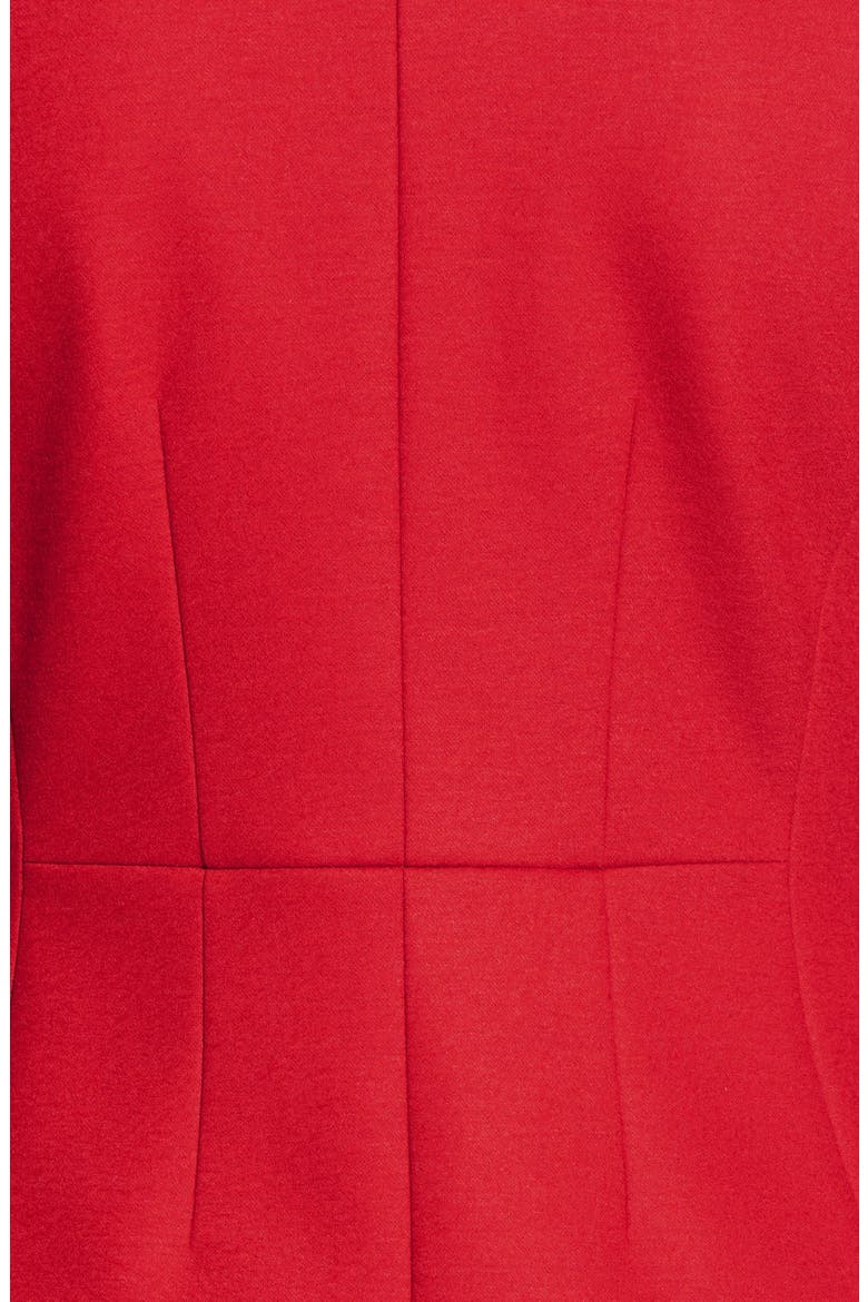 Wool Blend Jersey One-Button Jacket, Alternate, color, RED SAMBA
