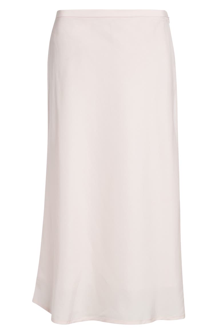 Bias Cut Midi Skirt, Alternate, color, PINK DUSTY LIGHT