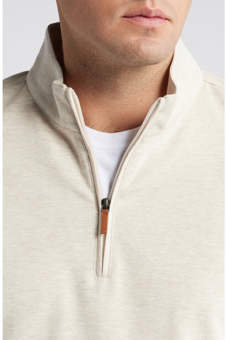 KPI Quarter Zip Pullover, Alternate, color, OYSTER HEATHER
