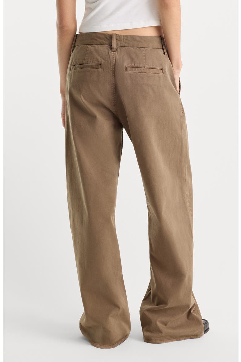 Low Slung Baggy Trousers, Alternate, color, TEA BARK