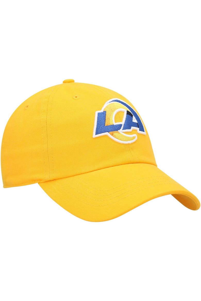 Women's '47 Gold Los Angeles Rams Miata Clean Up Secondary Logo Adjustable Hat, Alternate, color, Gold