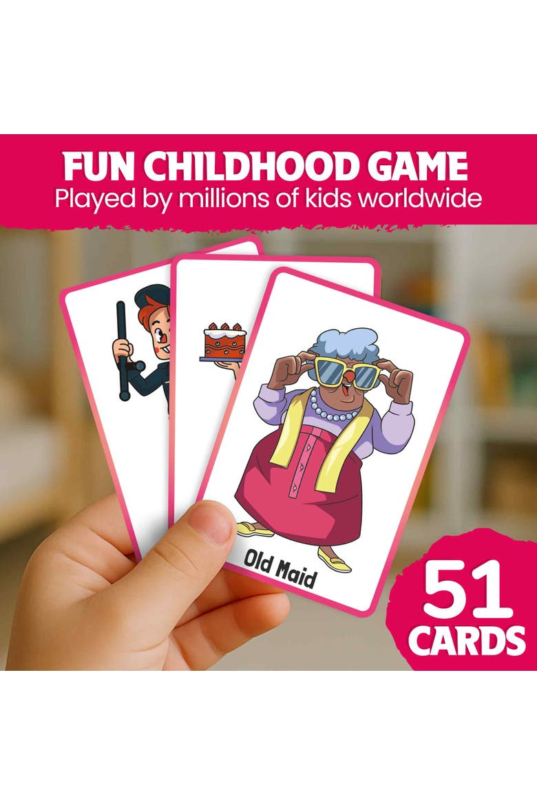Kids Card Games Collection, Alternate, color, Old maid