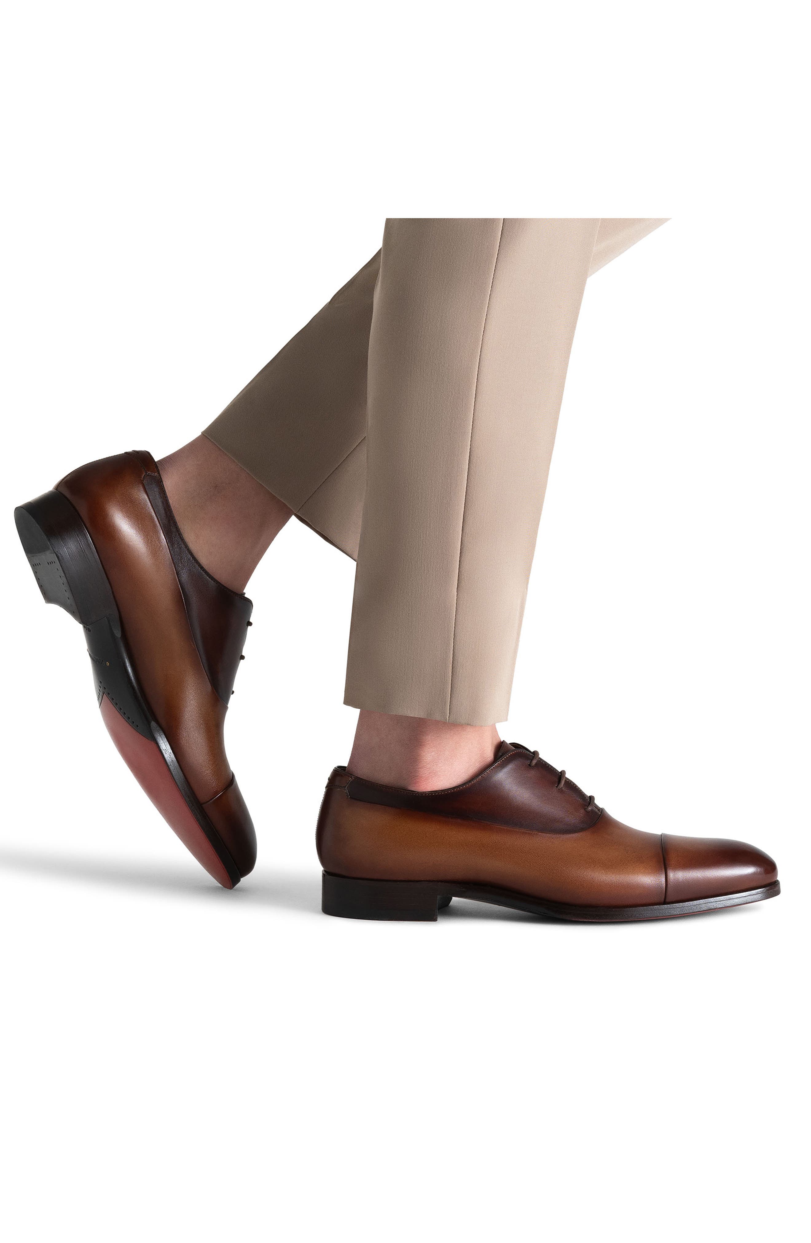 Magnanni Duke Plain Toe Oxford, Alternate, color, Tabaco