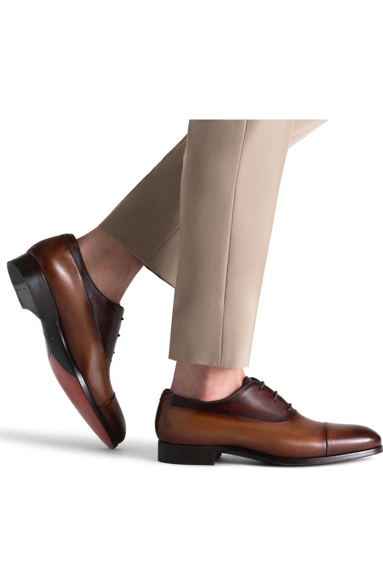 Magnanni Duke Plain Toe Oxford, Alternate, color, Tabaco