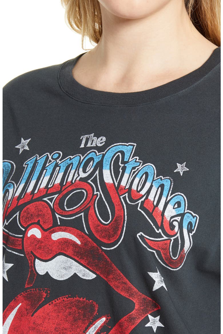 Rolling Stones 1981 Boyfriend Graphic Tee, Alternate, color, VINTAGE BLACK