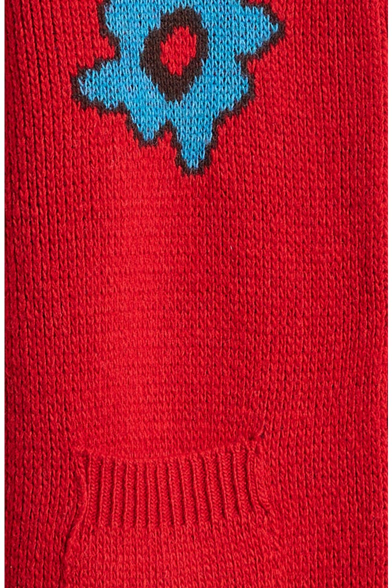 Kids' Blossom Cardigan, Alternate, color, RED