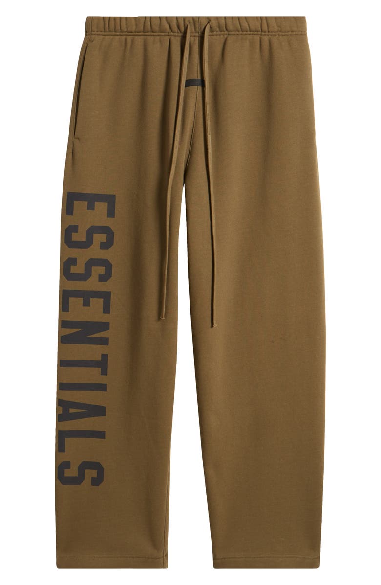 Fear of God Essentials Gender Inclusive Relaxed Fit Cotton Blend Sweatpants, Alternate, color, Olive