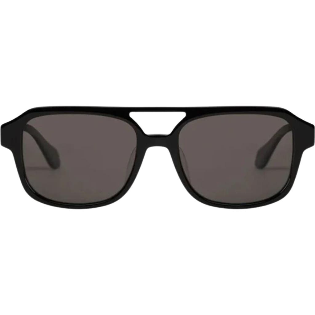 Mohala Eyewear Hanalei 55mm Low Nose Bridge Wide Width Polarized Top Bar Sunglasses In Multi