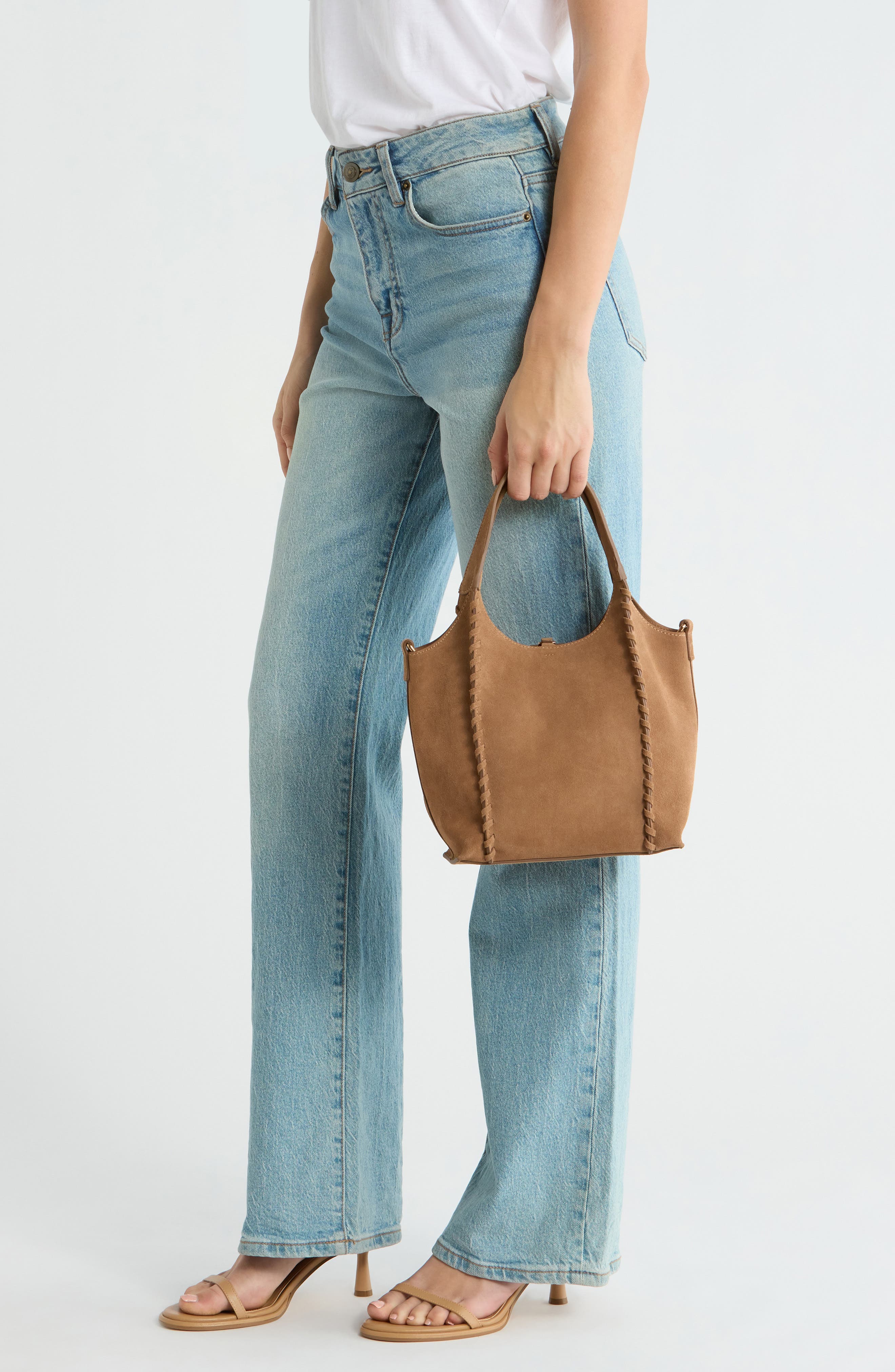 Sam Edelman Syliva Mini Crossbody Bag, Alternate, color, Tan