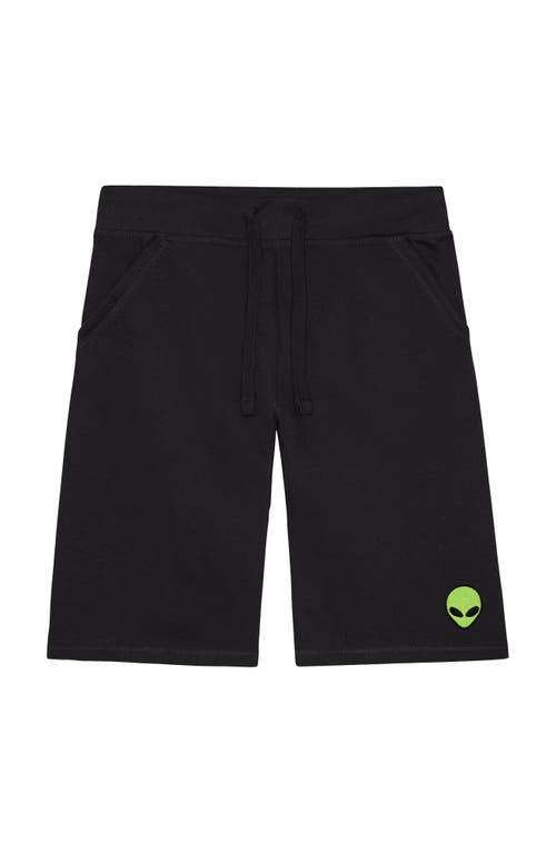 Dalix Mens Alien Midweight Fleece Short In Black