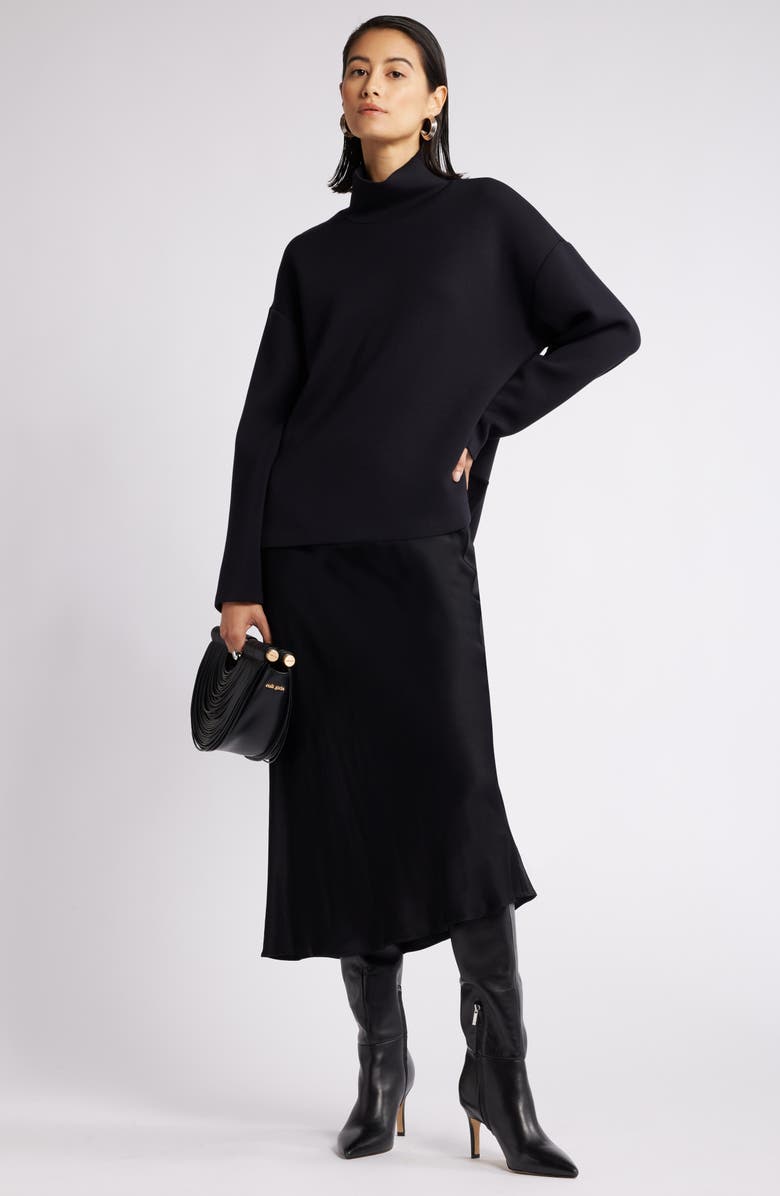 Nordstrom Scuba Knit Turtleneck Long Sleeve Top, Alternate, color,