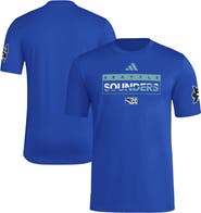 adidas Men's adidas Blue Seattle Sounders FC 2025 Archive Collection Jersey Hook T-Shirt