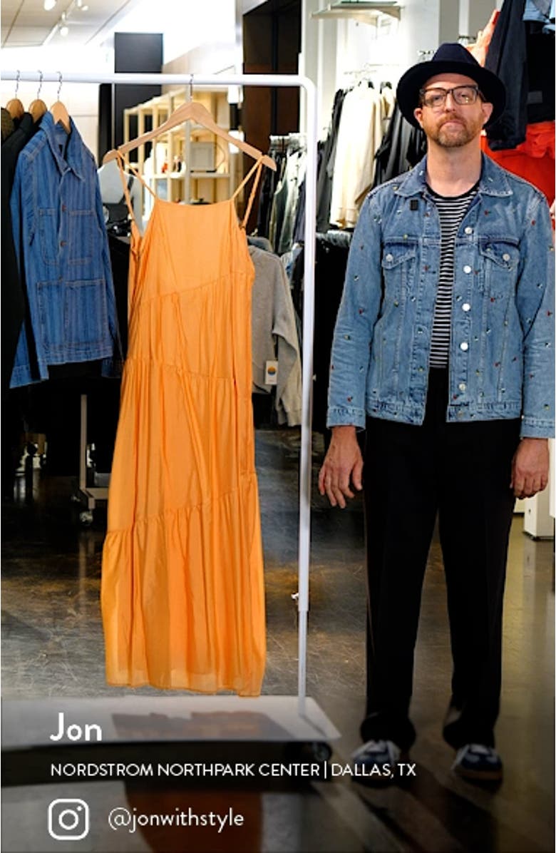 Bennie Tiered Maxi Sundress, sales video thumbnail