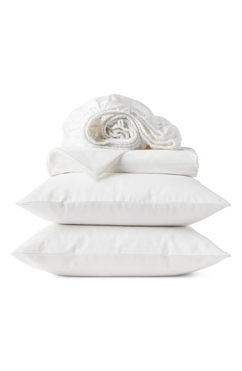 Heirloom Organic Cotton Sateen Sheet Set