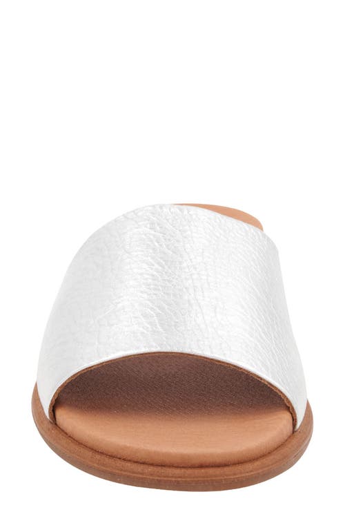 Andre Assous Fran Slide Sandal In Silver