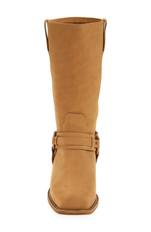 Jeffrey Campbell Waylon Western Boot In Natural Nubuck