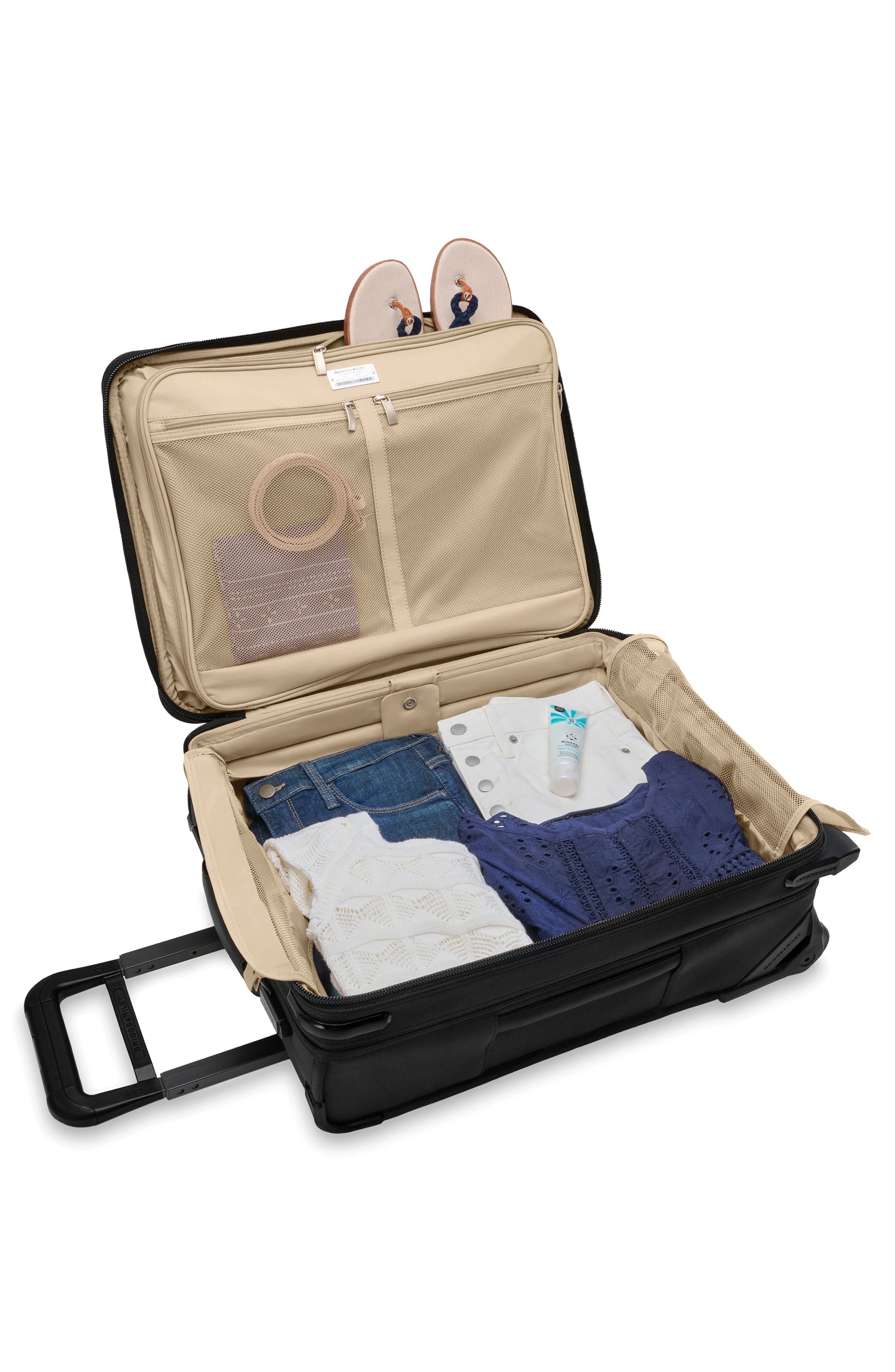 Briggs & Riley Baseline Global 21-Inch 2-Wheel Carry-On, Alternate, color, Black