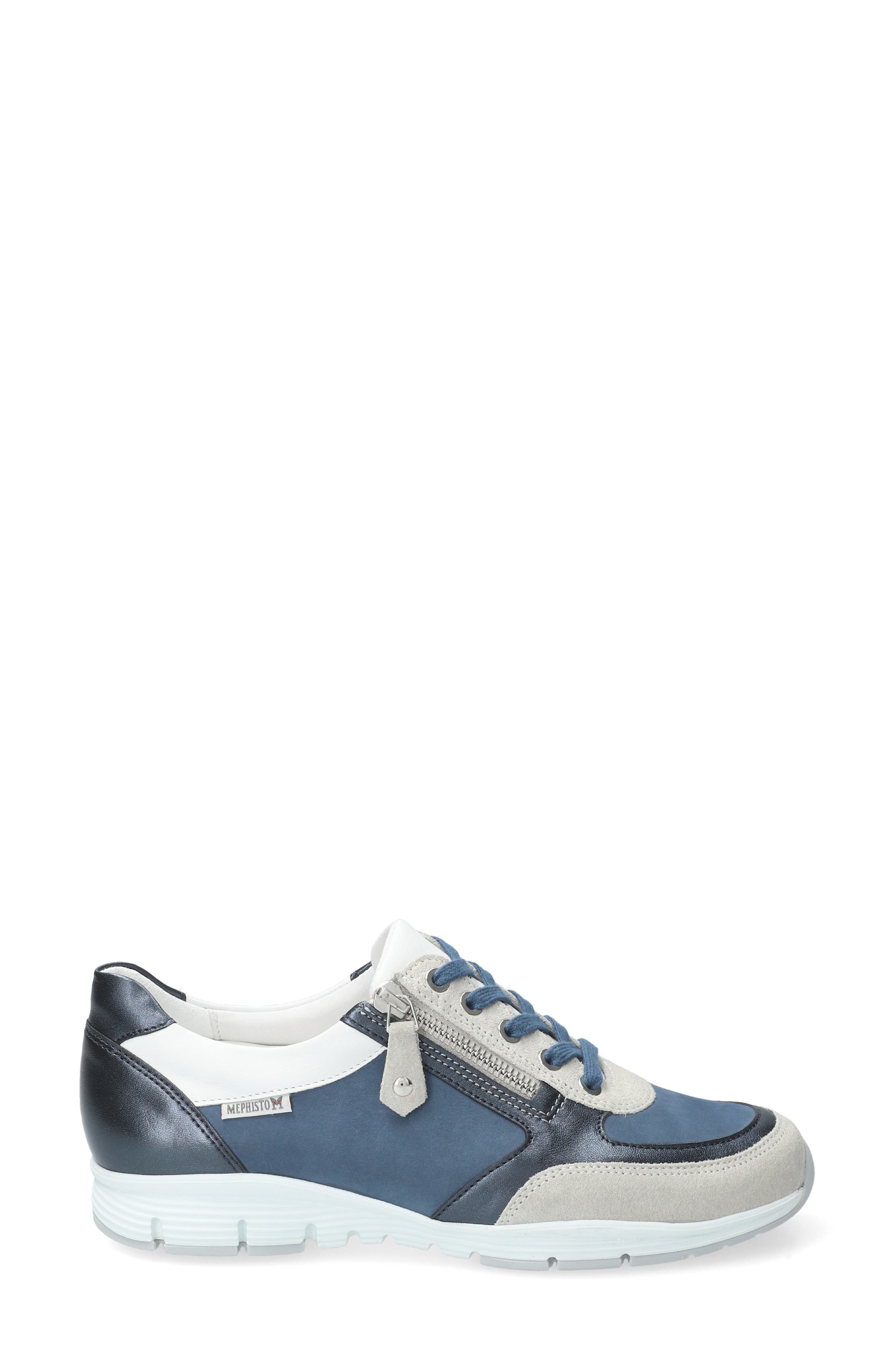 Ylona Sneaker, Alternate, color, BLUE STONE