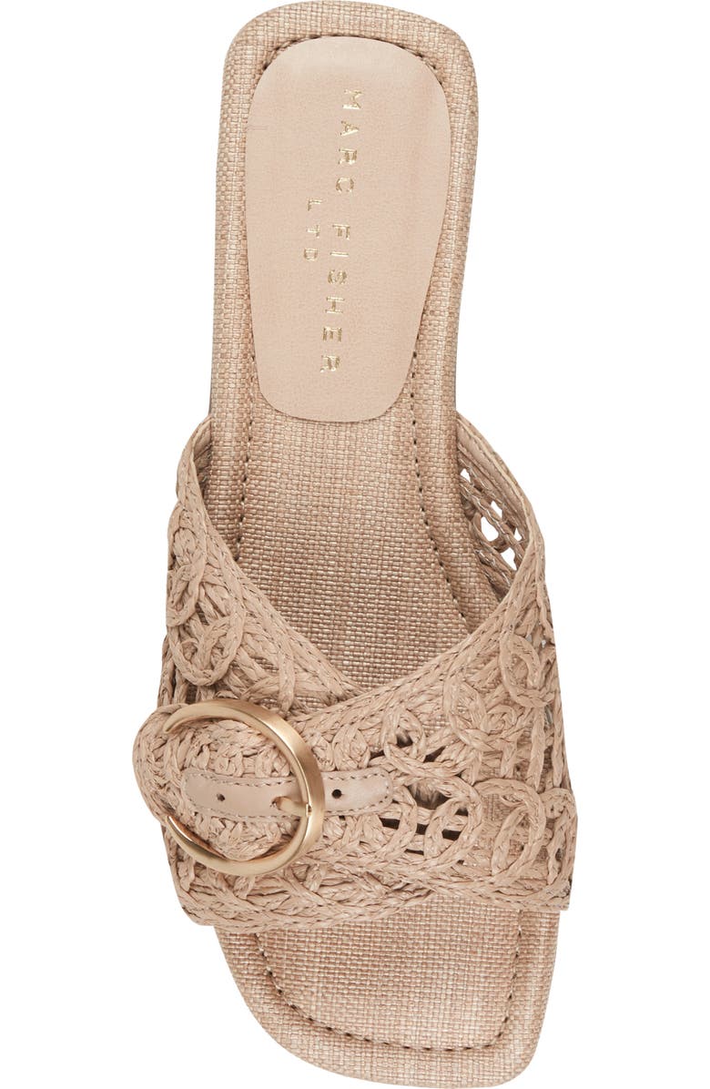 Marc Fisher LTD Nacole Slide Sandal, Alternate, color, Tan