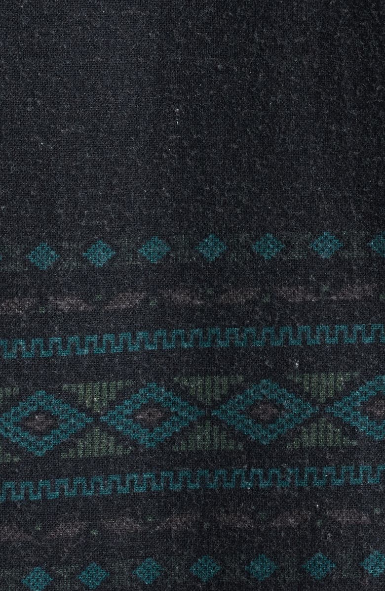 DARK SEAS Austin Print Snap-Up Shirt, Alternate, color, Black