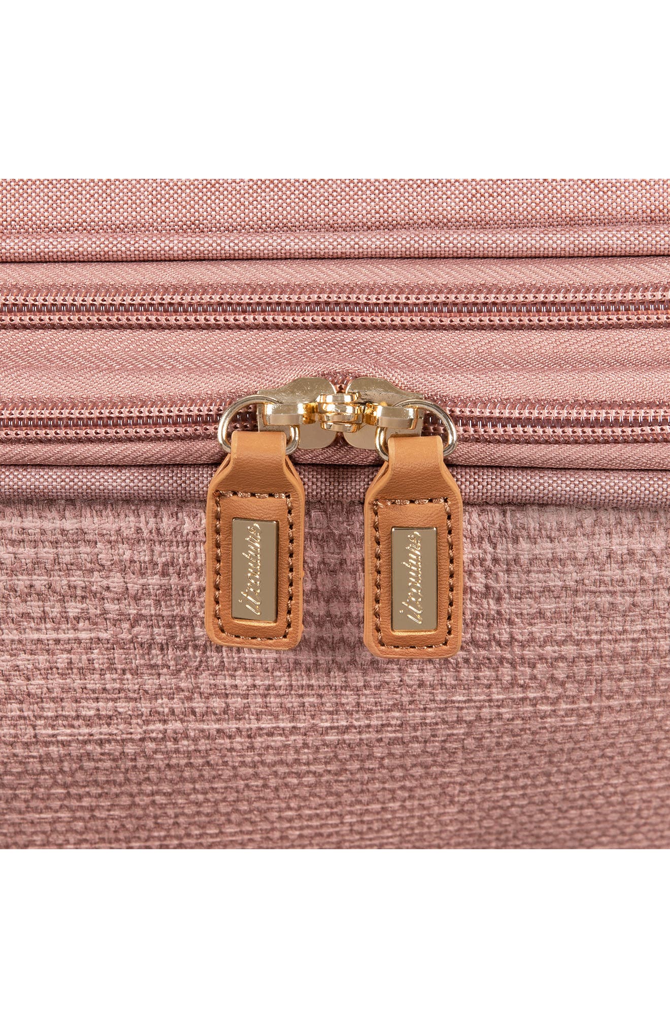 IT COUTURE Odelia 23-Inch Soft Shell Spinner Suitcase, Alternate, color, Pink / Brown