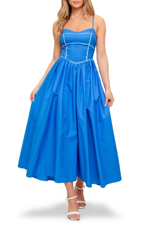 Fit & Flare Midi Dress