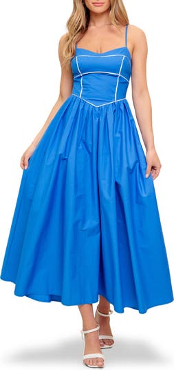 Fit & Flare Midi Dress
