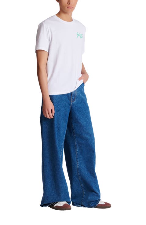 Printed cotton T-shirt