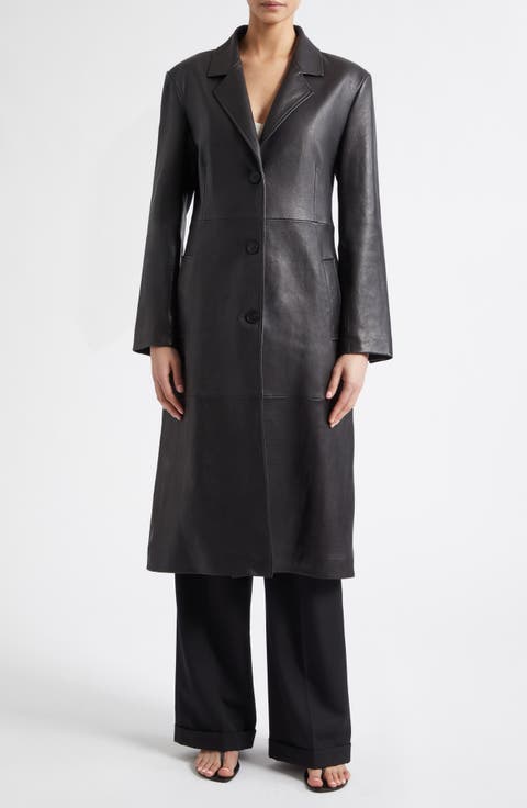 Aisa Leather Coat