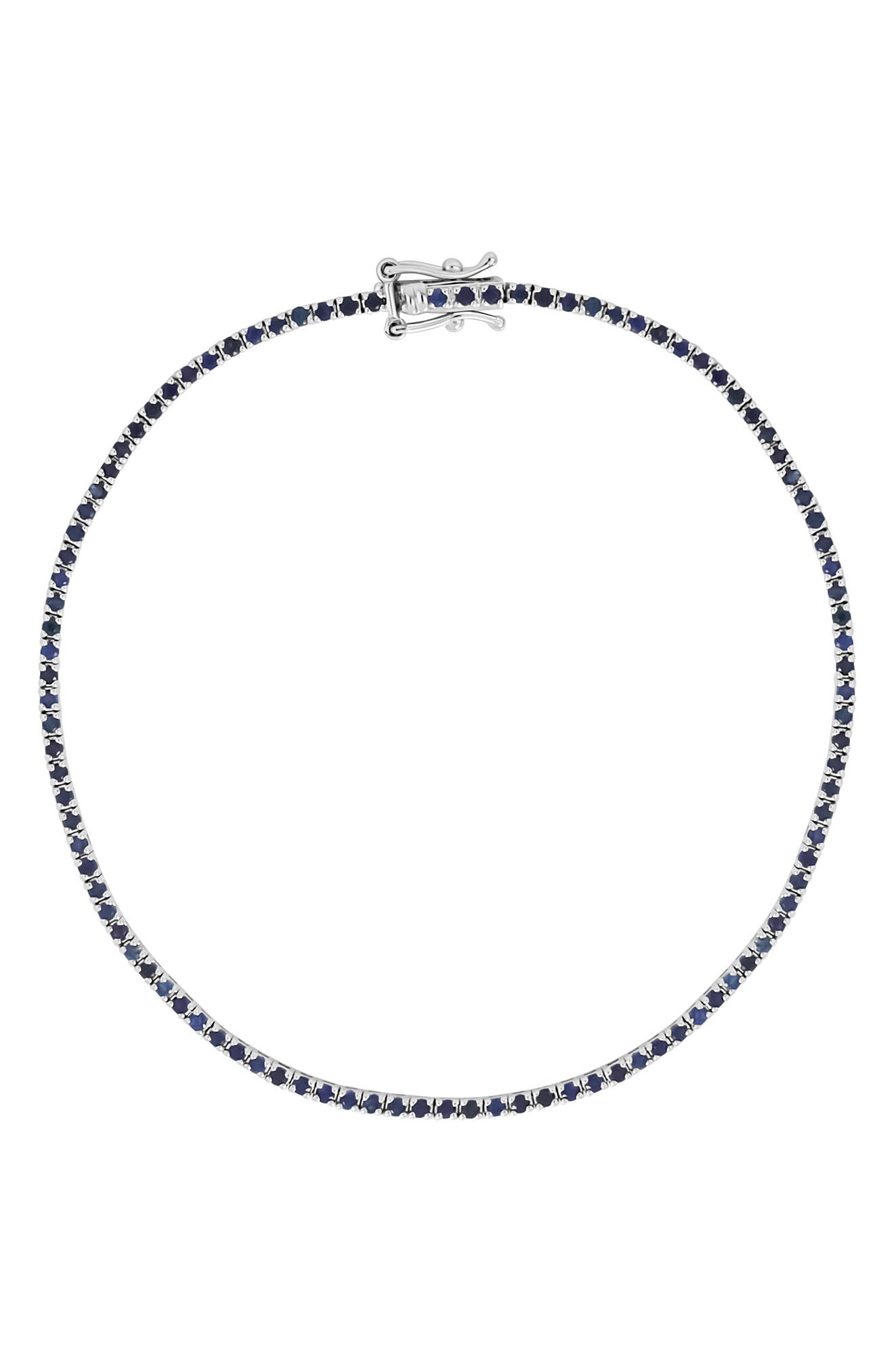 18k Gold El Mar Sapphire Tennis Bracelet