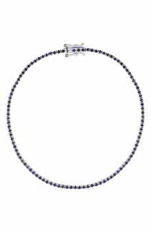 18k Gold El Mar Sapphire Tennis Bracelet