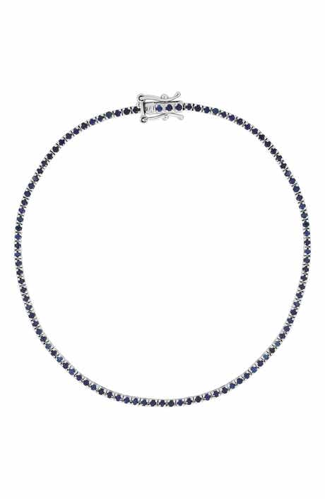 18k Gold El Mar Sapphire Tennis Bracelet