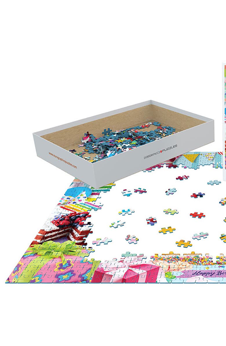 Eurographics Birthday Cake Party 1000 Piece Puzzle, Alternate, color, Multicolored