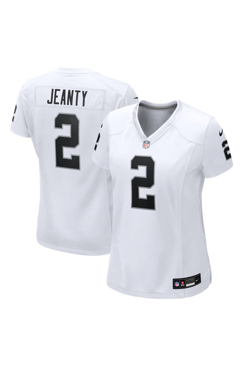 Women's Nike Ashton Jeanty  White Las Vegas Raiders  Game Jersey, Main, color, White