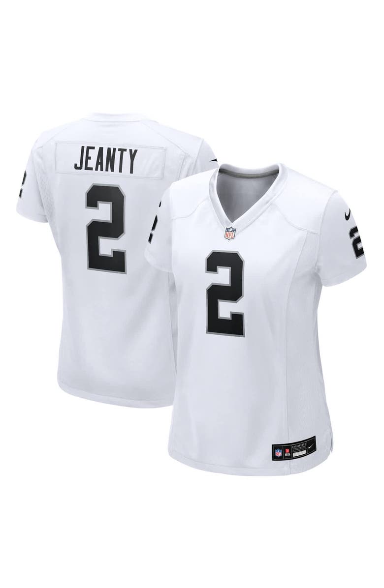 Nike Women's Nike Ashton Jeanty White Las Vegas Raiders Game Jersey, Main, color, White