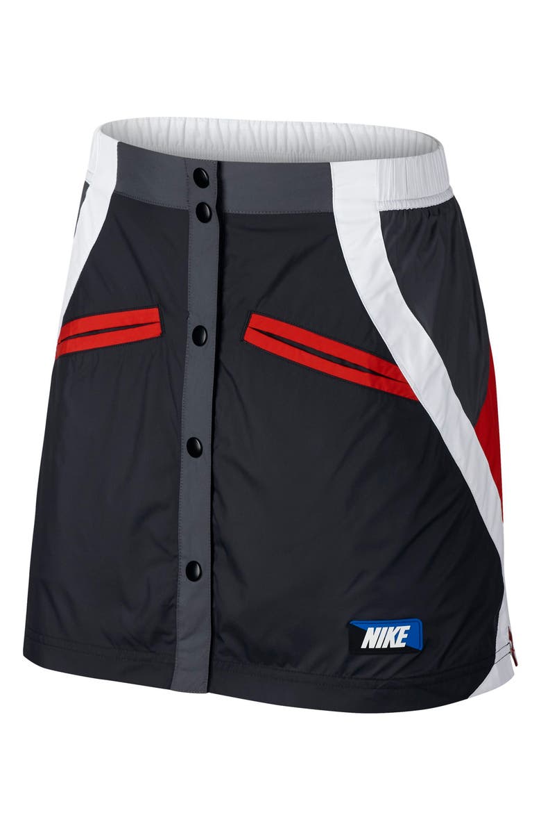 Nike Sportswear Woven Moto Skirt, Main, color,