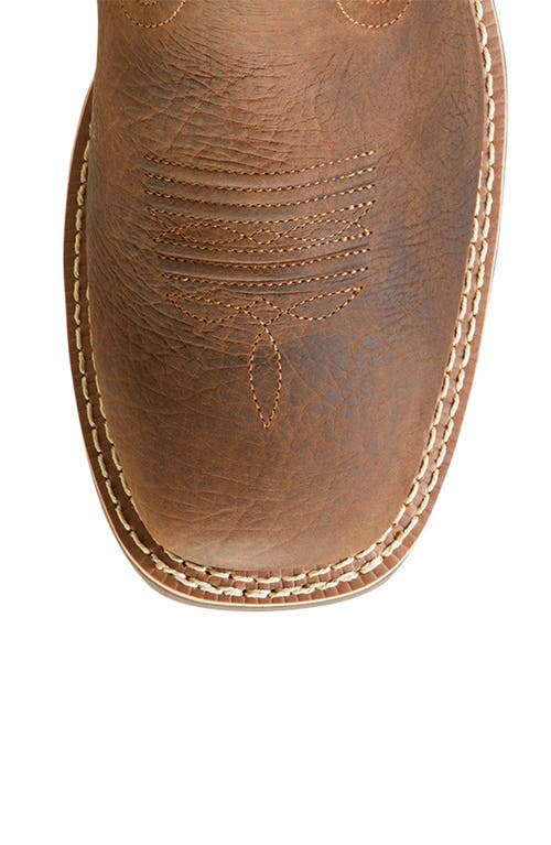 Ariat Hybrid Ranchway Western Boot In Brown