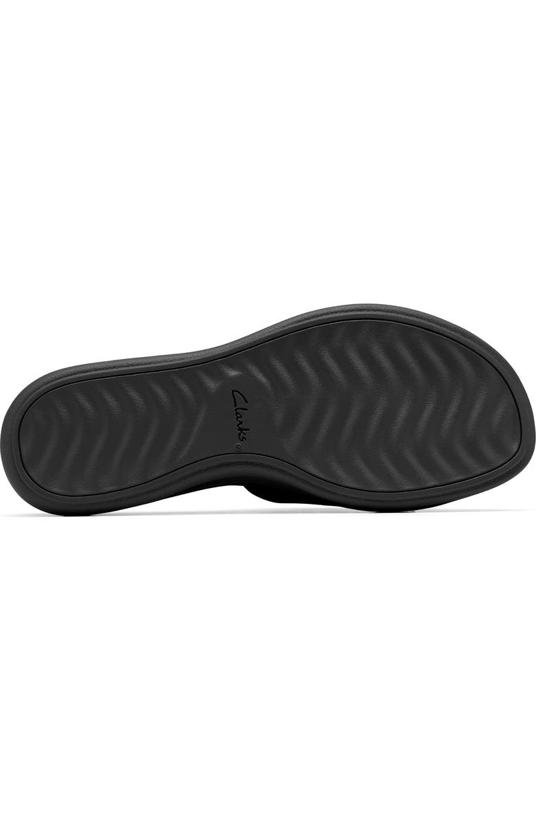 Clarks<sup>®</sup> Drift Floral Wedge Slide Sandal, Alternate, color, Navy